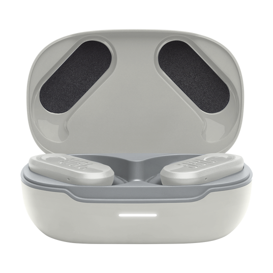 JBL Endurance Peak 3 - White - Dust and water proof True Wireless active earbuds - Detailshot 2
